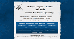 Desktop Screenshot of goddessasherah.com